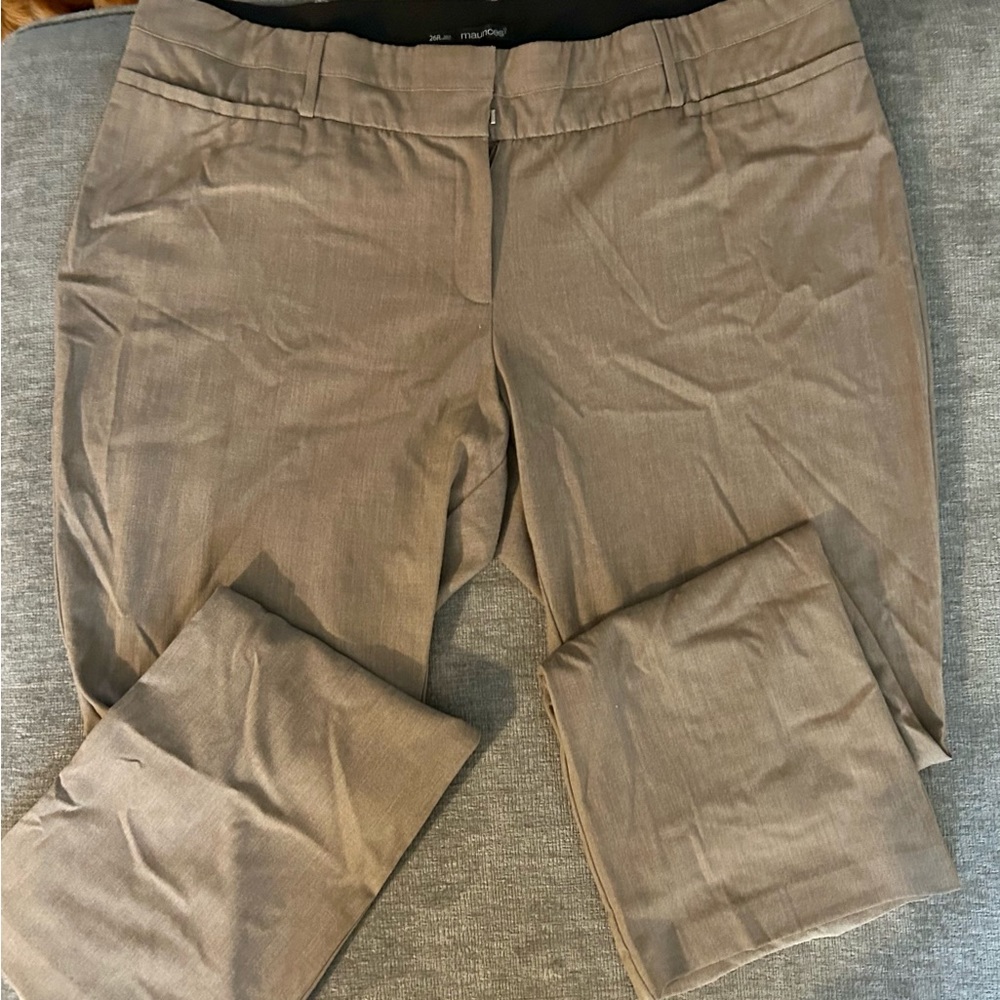 Stretchy bootcut dress pants